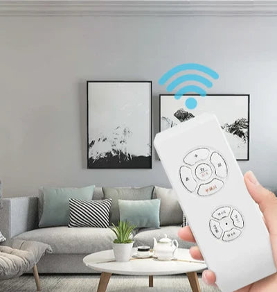 Ventilador de teto moderno Estilo Industrial com controle remoto - Elite Edition