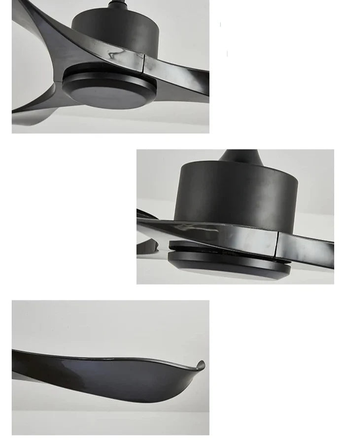 Ventilador de teto moderno Estilo Industrial com controle remoto - Elite Edition