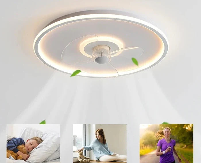 Ventilador de teto portatil com iluminação