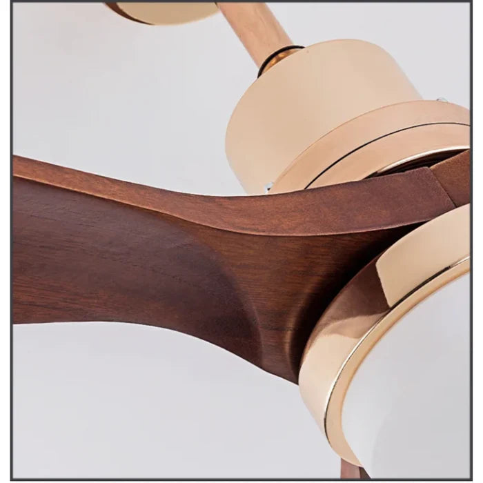 Ventilador de Teto Moderno Estilo Nórdico com Controle Remoto e iluminação - Titanium