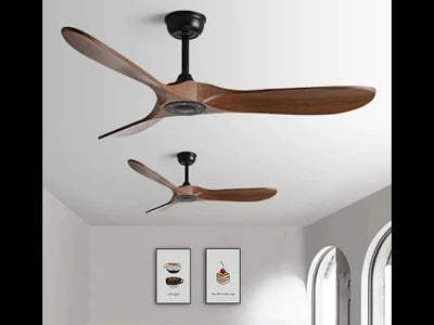 Ventilador de teto moderno Estilo Industrial com controle remoto - ZenithBreeze UrbanWind