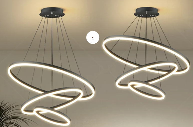 Lustre Pendente Circular Triplo em Led - Nordic Europe